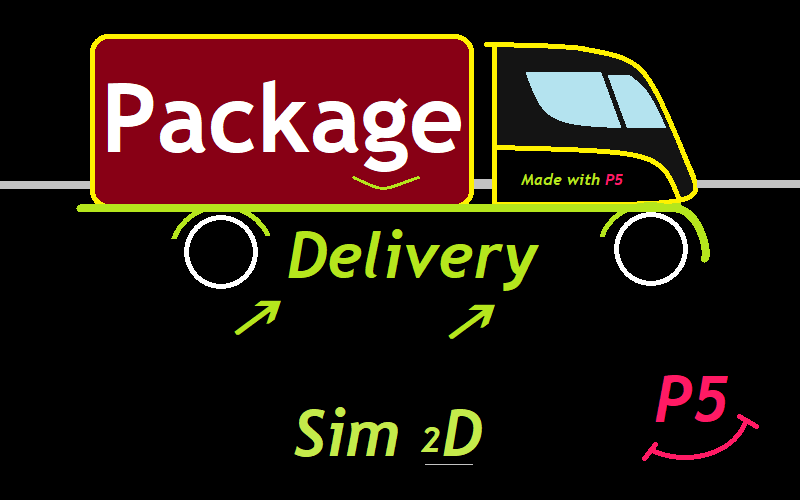 Overview and Legend : Package Delivery Sim 2D